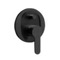 Matte Black Wall Mounted Diverter, Rough-In Valve Included